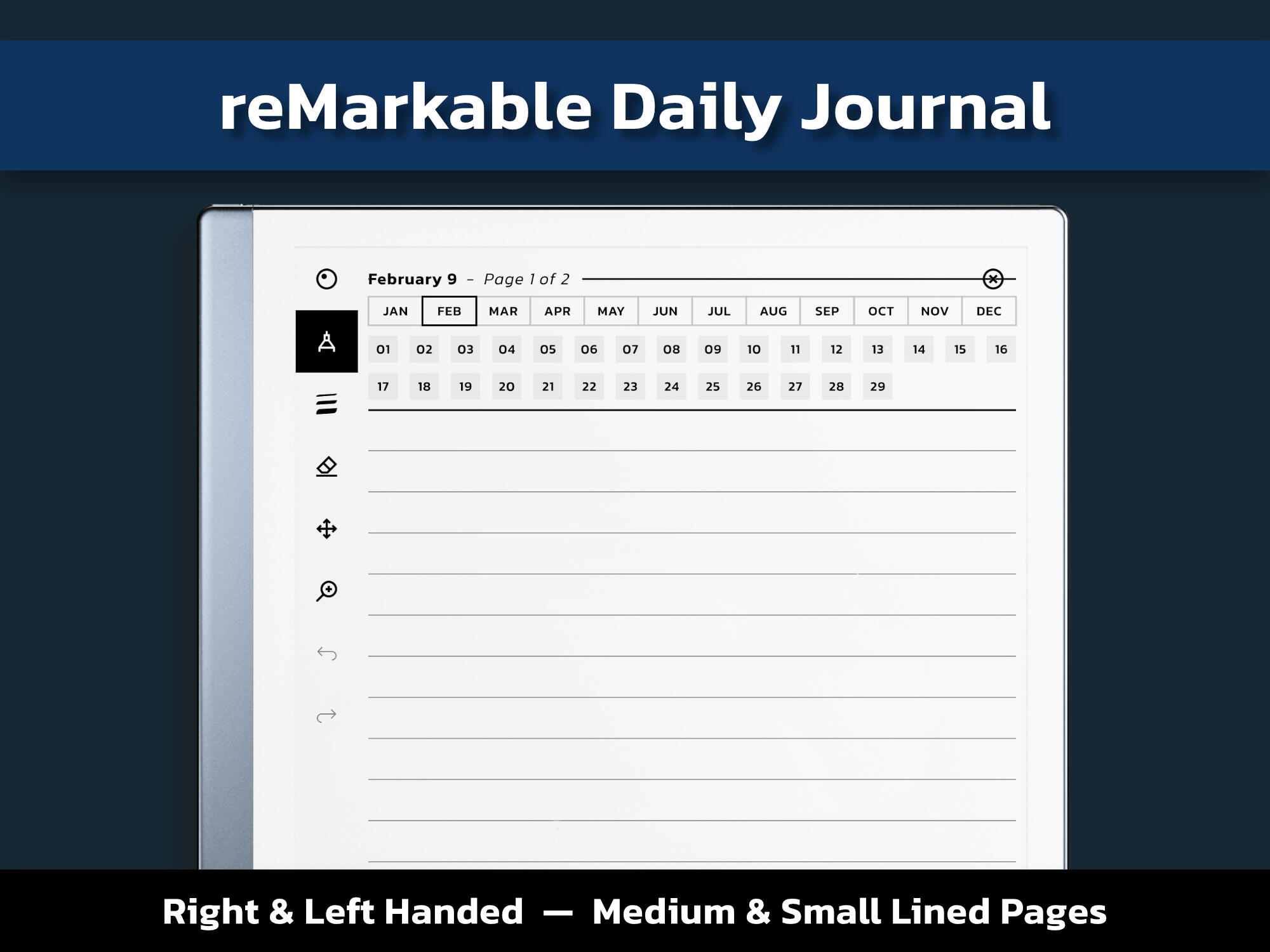 reMarkable Undated Daily Journal